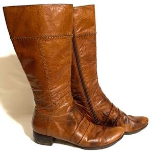 Leather Biviel boots